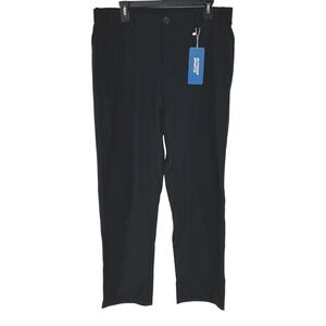 Outdoor Sports Men's 36 Black Nylon Spandex Blend Pants Trousers‎ Waterproof- 36